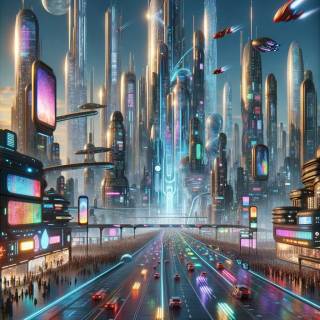 Futuristic mobile wallpaper