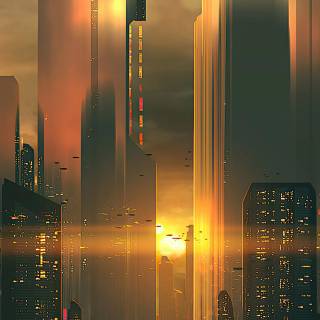 Futuristic mobile wallpaper