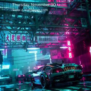 Futuristic mobile wallpaper