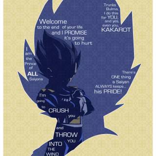 DBZ quotes wallpaper