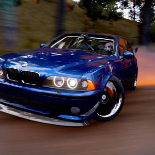 BMW M5 drift wallpaper