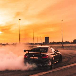 BMW M5 drift wallpaper