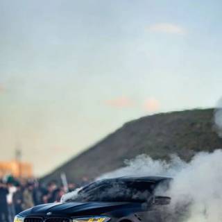BMW M5 drift wallpaper