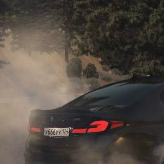 BMW M5 drift wallpaper