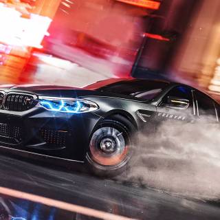 BMW M5 drift wallpaper