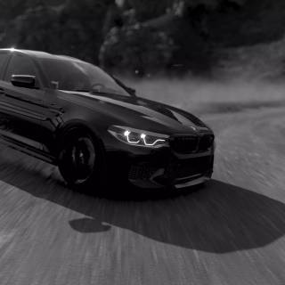 BMW M5 drift wallpaper