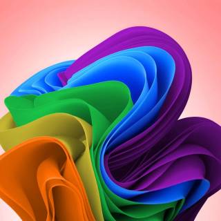 Windows 11 rainbow wallpaper
