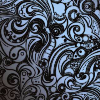 Tribal black wallpaper