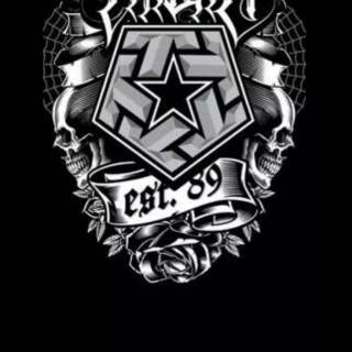 Tribal black wallpaper