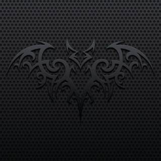 Tribal black wallpaper