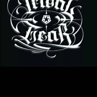 Tribal black wallpaper