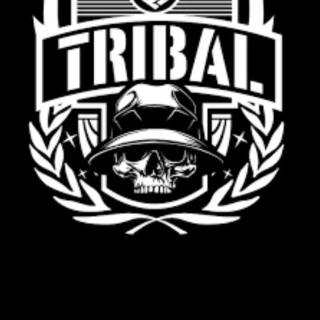 Tribal black wallpaper