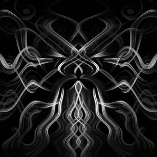 Tribal black wallpaper