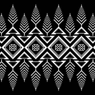 Tribal black wallpaper