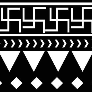 Tribal black wallpaper