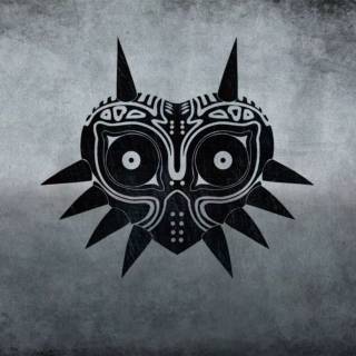 Tribal black wallpaper