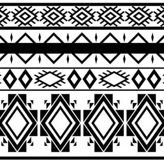 Tribal black wallpaper