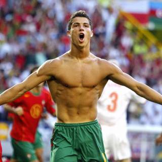 Young Cristiano Ronaldo wallpaper