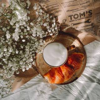 Preppy food wallpaper