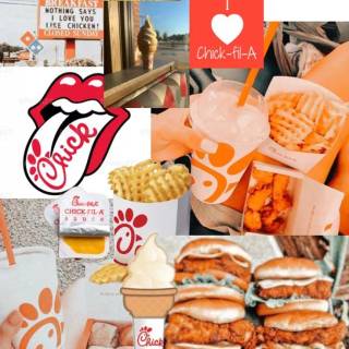 Preppy food wallpaper