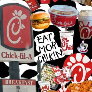 Preppy food wallpaper