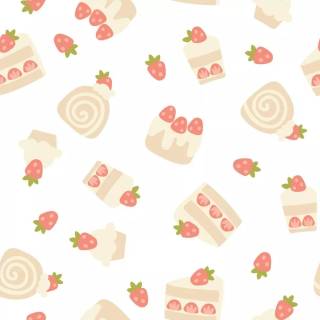 Preppy food wallpaper
