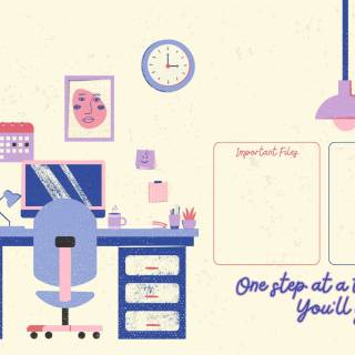 Study aesthetic PC wallpaper