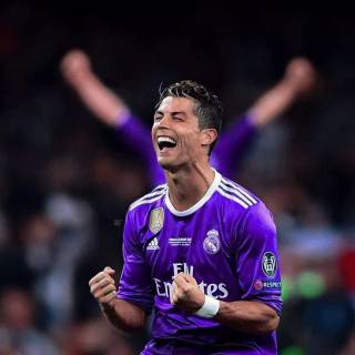 Purple Ronaldo wallpaper