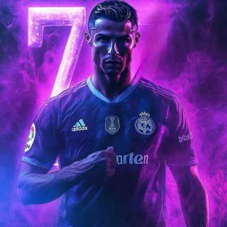 Purple Ronaldo wallpaper