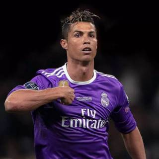 Purple Ronaldo wallpaper