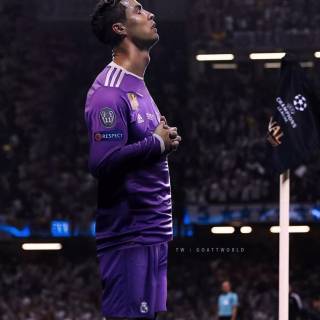 Purple Ronaldo wallpaper
