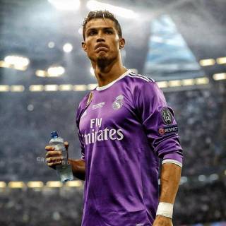 Purple Ronaldo wallpaper