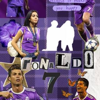 Purple Ronaldo wallpaper