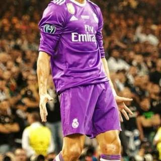 Purple Ronaldo wallpaper
