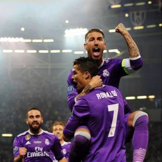 Purple Ronaldo wallpaper