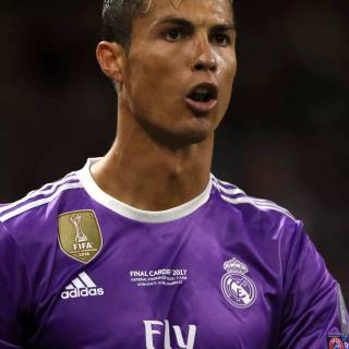 Purple Ronaldo wallpaper