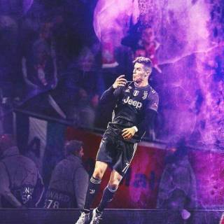 Purple Ronaldo wallpaper