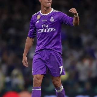 Purple Ronaldo wallpaper