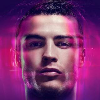 Purple Ronaldo wallpaper