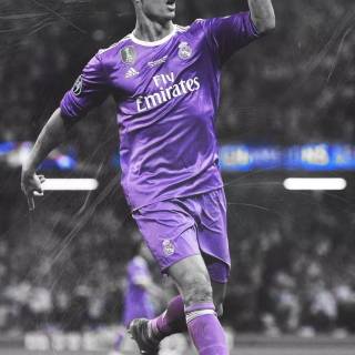 Purple Ronaldo wallpaper