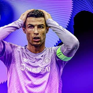 Purple Ronaldo wallpaper