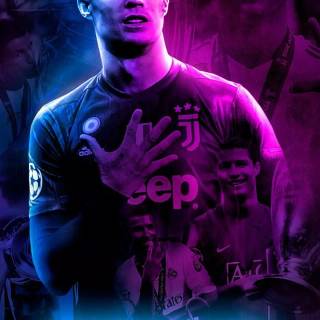 Purple Ronaldo wallpaper