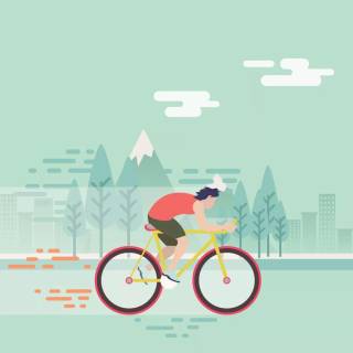 Bike minimalist wallpaper