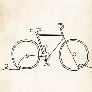 Bike minimalist wallpaper