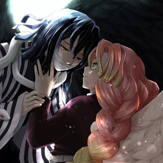 Demon Slayer Mitsuri desktop 4k wallpaper