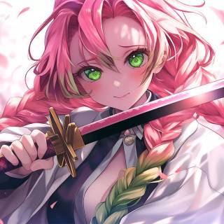 Mitsuri Kanroji desktop wallpaper