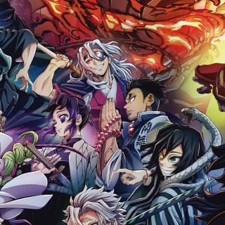 Demon Slayer Mitsuri desktop 4k wallpaper