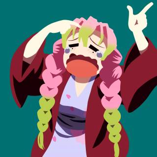 Demon Slayer Mitsuri desktop 4k wallpaper