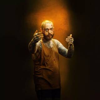 Post Malone desktop 4k wallpaper