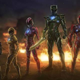 Power Rangers 2017 desktop wallpaper